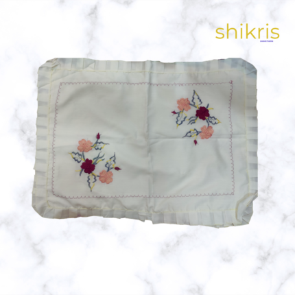 Embroidered pillow cover (pair)