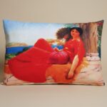 روبالشی طرح تابلو دختر مصری