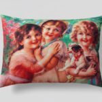 روبالشی طرح تابلو کودکان مزرعه