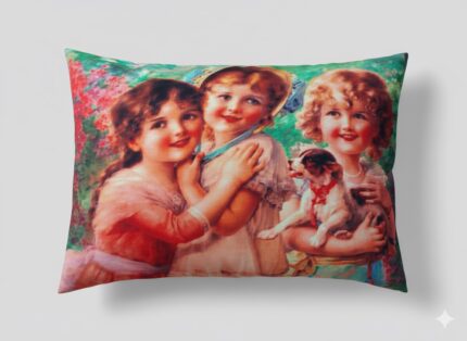 روبالشی طرح تابلو کودکان مزرعه