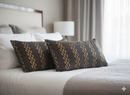 روبالشی برجسته مجلسی مشکی