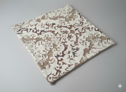 روبالشی مخمل مبلی عروس رنگ کرم روشن مناسب جهاز گرماژ بالا