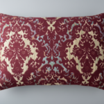 روبالشی مخمل مبلی عروس رنگ زرشکی مناسب جهاز گرماژ بالا