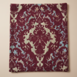 روبالشی مخمل مبلی عروس رنگ زرشکی مناسب جهاز گرماژ بالا