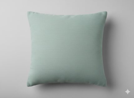 کوسن ساده و شیک مخمل مبلی سبز کاهویی سبز آبی