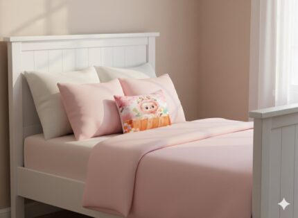 رو بالشی لبوبو صورتی