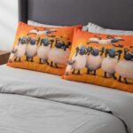 روبالشی کودکانه بره ناقلا نارنجی