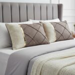 روبالشی کرم قهوه ای سبز