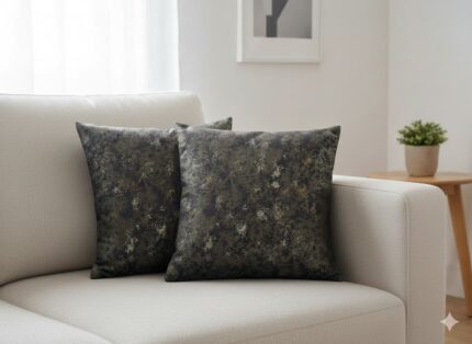 کوسن ساتن مبلی طرح پتنه رنگ سبز یشمی قهوه ای مبل چستر راحتی و سلطنتی