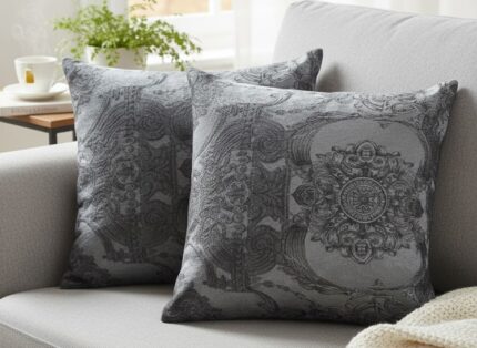 کوسن شیک ساتن مبلی ارزان مبل راحتی و چستر طوسی